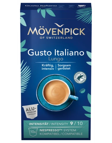Mövenpick Gusto Italiano Lungo 10 капсулы a 5,7 грамм оптом